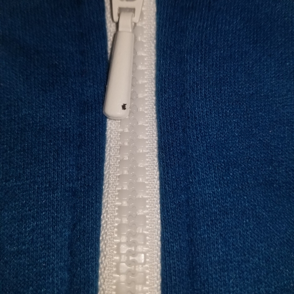 Blue Zip Up Sweater | Faded Glory - Picture 3 of 4